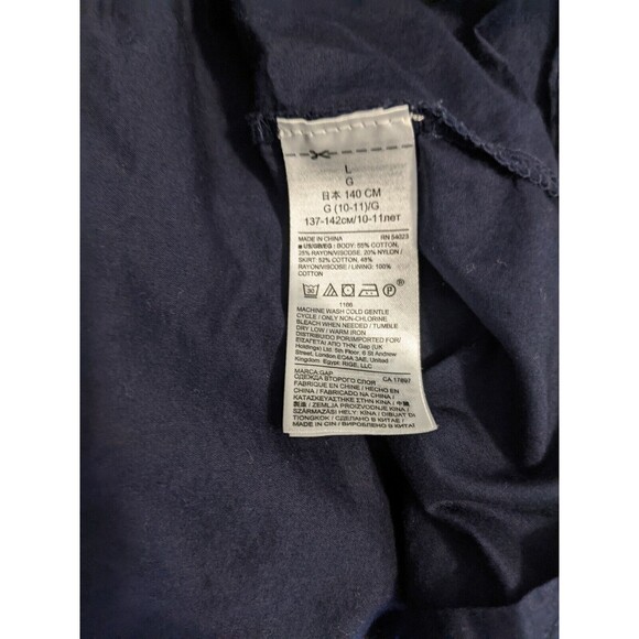 Gap Kids Drop Waist Star Sweater Dress  Girls Size L (10)  Dress w Full Skirt - Picture 5 of 7